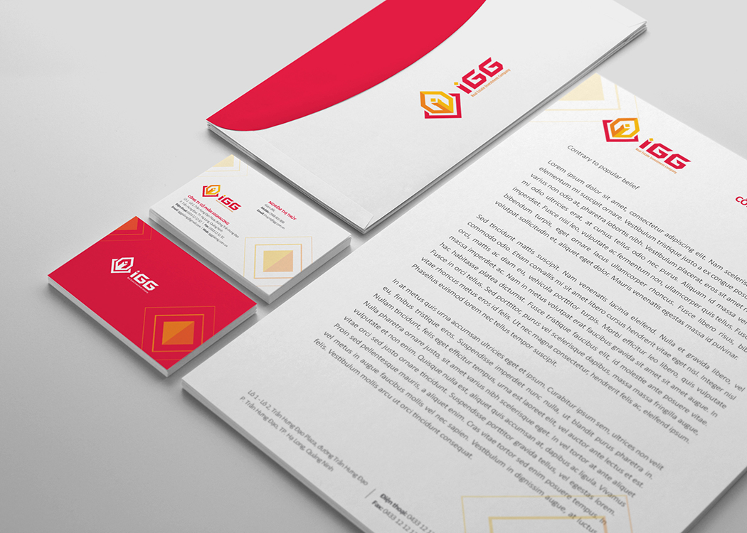 IGG - Thiết kế logo và nhận diện thương hiệu công ty bất động sản IGG